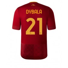 AS Roma Paulo Dybala #21 Hemmatröja 2022-23 Korta ärmar